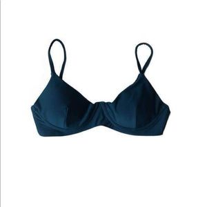 Teal bikini top